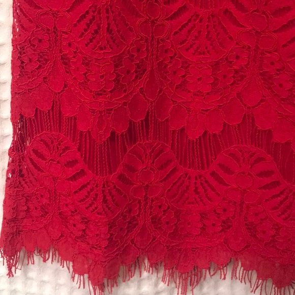 ‼️NWT Jessica Howard Red Lace Dress - Picture 2 of 5